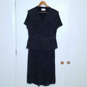 Romantic and Flirty 2 Piece Skirt Set.  Size: 14